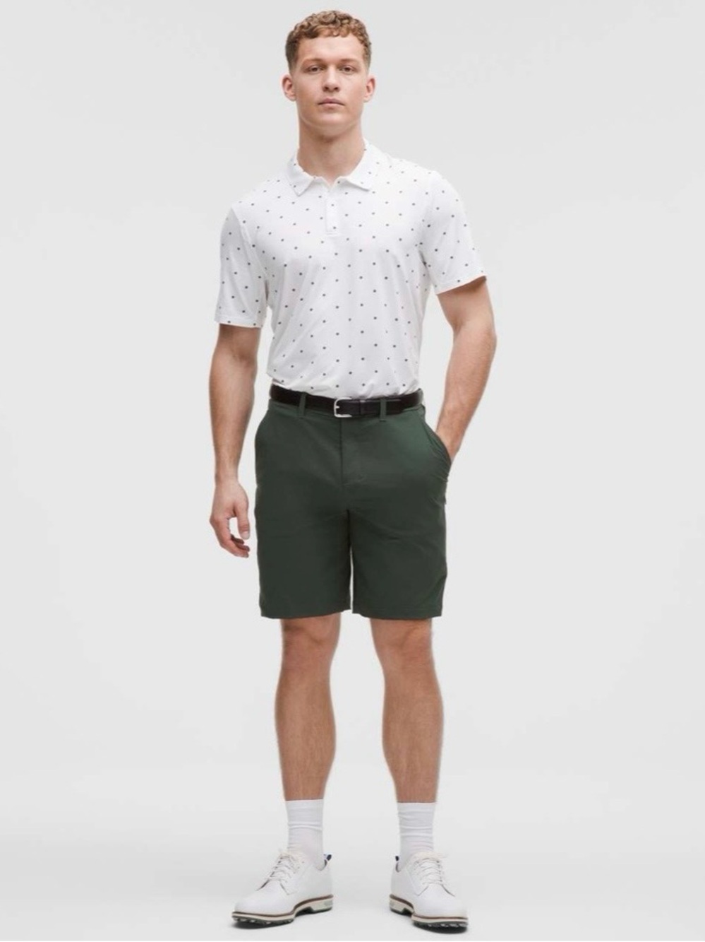 Mens Lululemon 9” ABC Classic Fit Golf Shorts Size 33 Rainforest Green